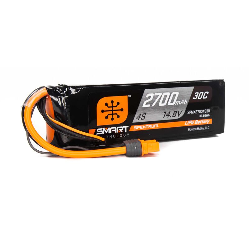 2700mAh 4S 14.8V Smart LiPo Battery 30C IC3