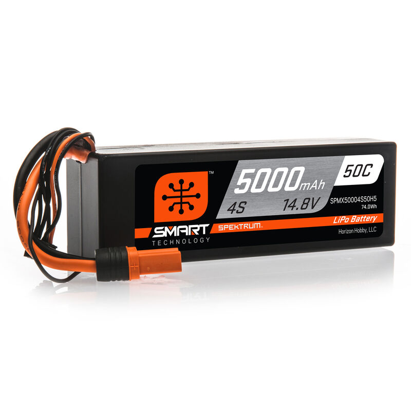 5000mAh 4S 14.8V 50C Smart LiPo Hardcase IC5