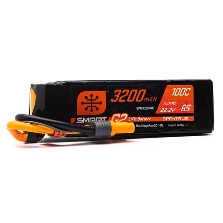 3200mAh 6S 22.2V Smart G2 LiPo 100C IC5