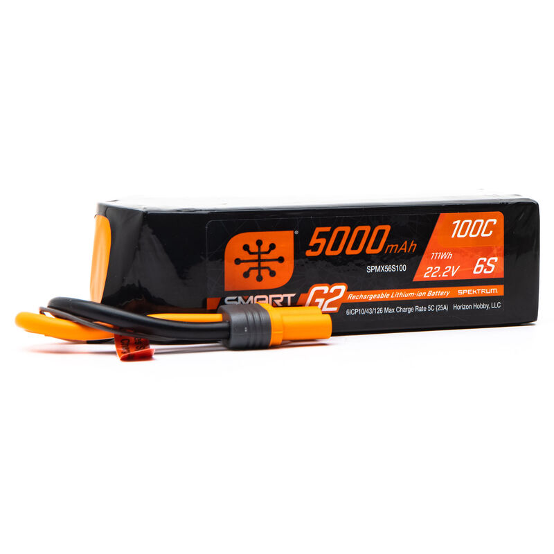 5000mAh 6S 22.2V Smart G2 LiPo 100C IC5