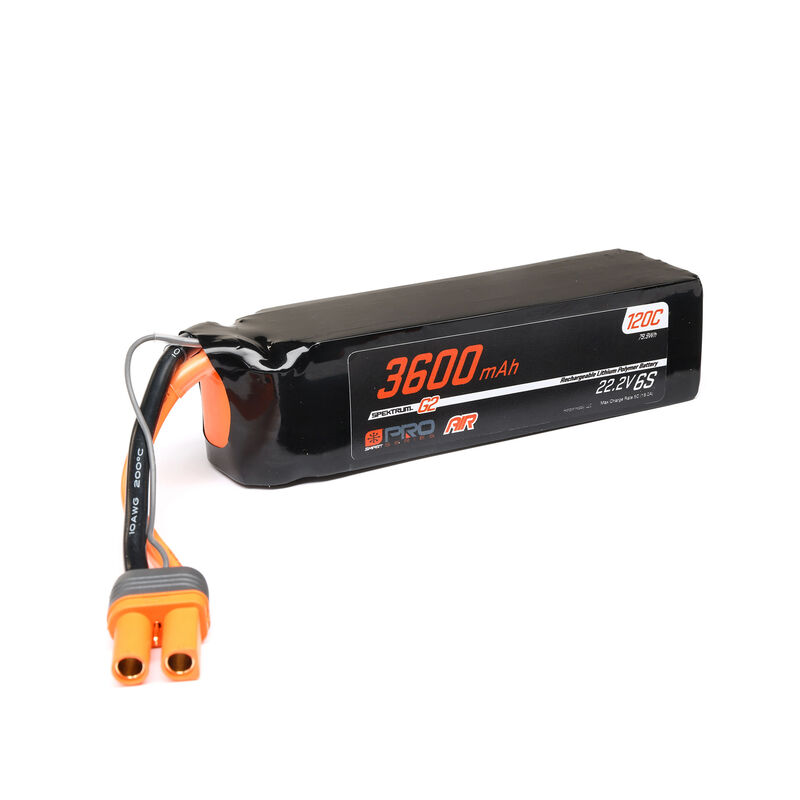 Smart Pro Series Air 6S 22.2V 3600mAh G2 LiPo 120C IC5