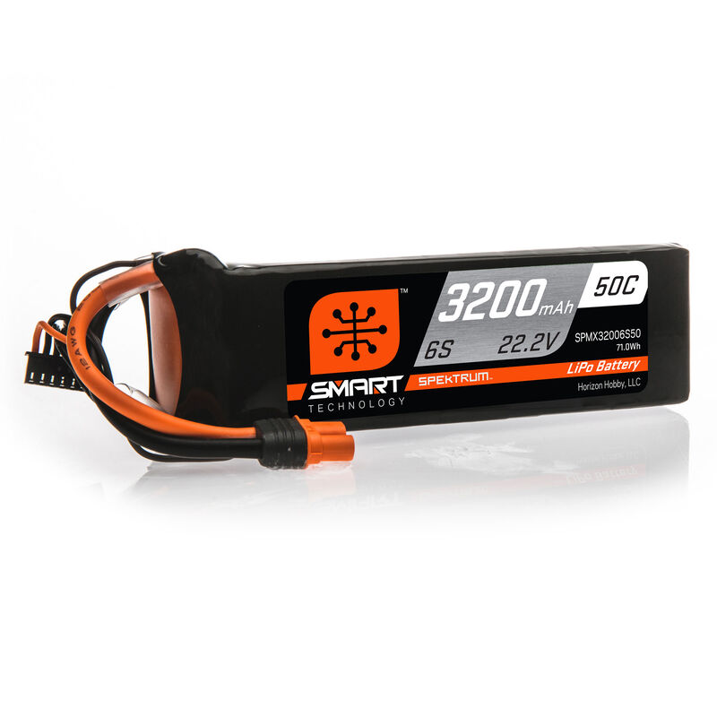 3200mAh 6S 22.2V 50C Smart LiPo Battery IC5