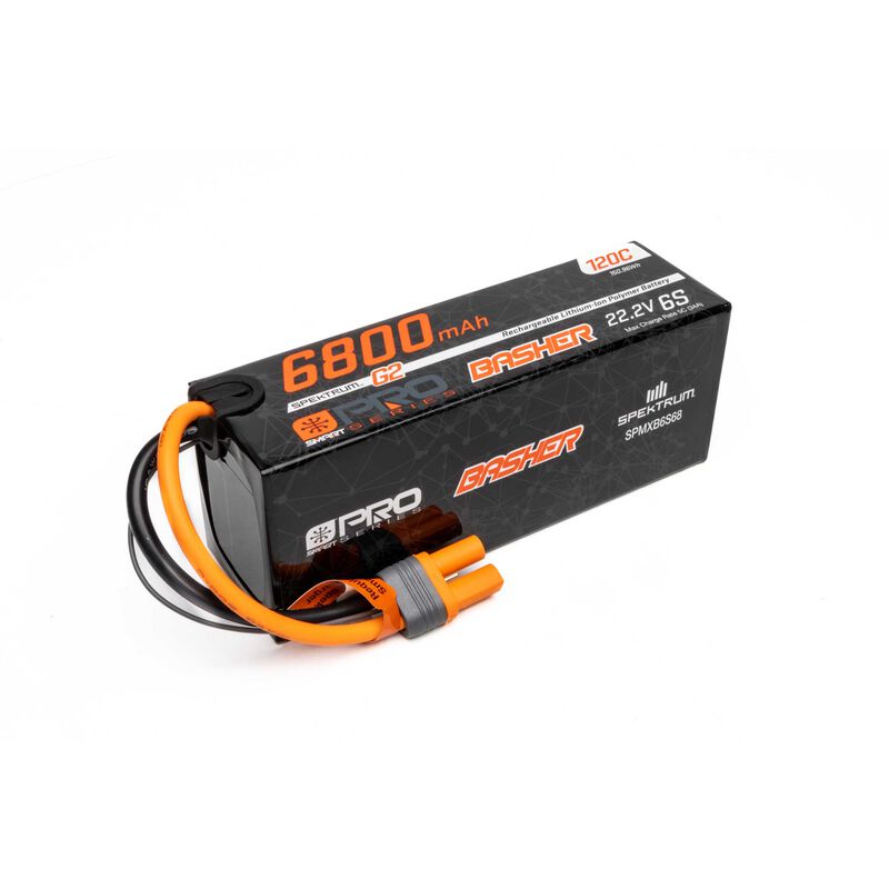 6800mAh 6S 22.2V Smart Pro Basher LiPo 120C IC5