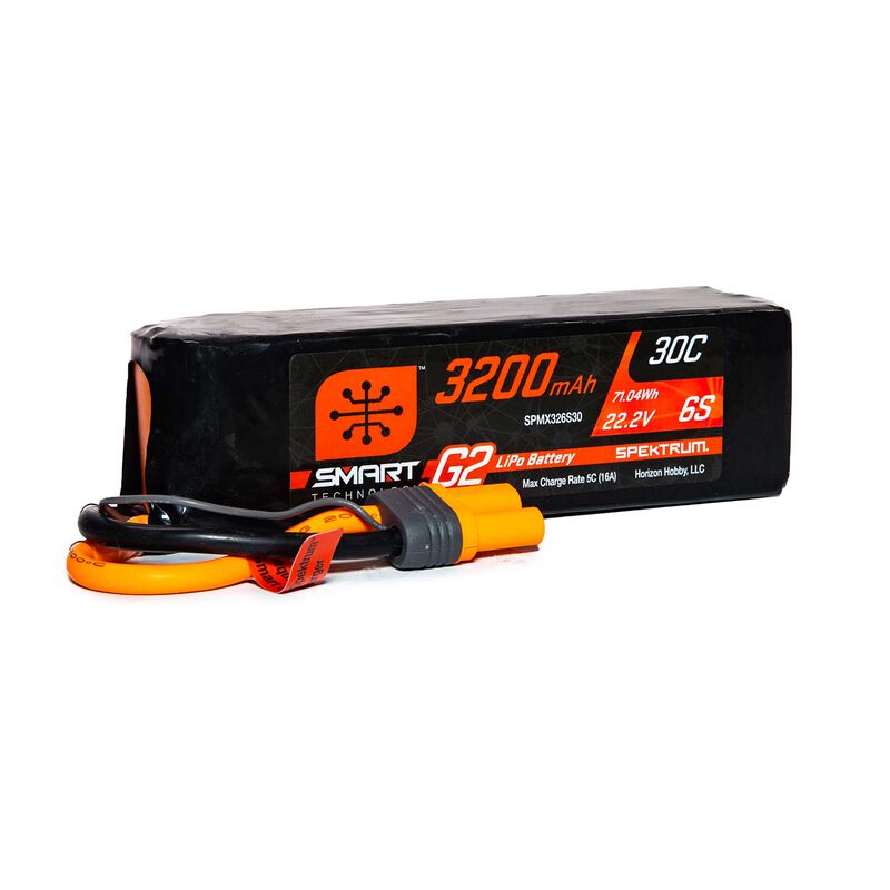 3200mAh 6S 22.2V Smart G2 LiPo 30C IC5
