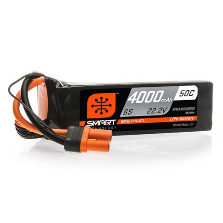 4000mAh 6S 22.2V 50C Smart LiPo Battery IC5