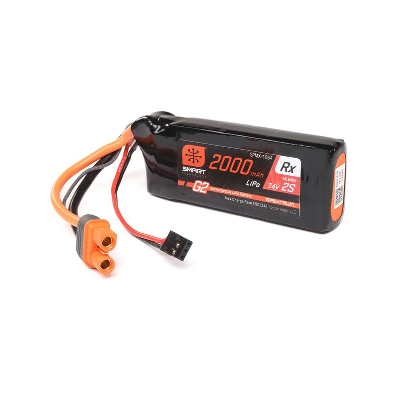 Smart G2 Receiver LiPo 2000mAh 2S 15C IC3
