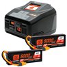 Smart Powerstage 4S Surface Bundle: (2) G2 5000mAh 2S LiPo IC5 & S2100 Charger EU