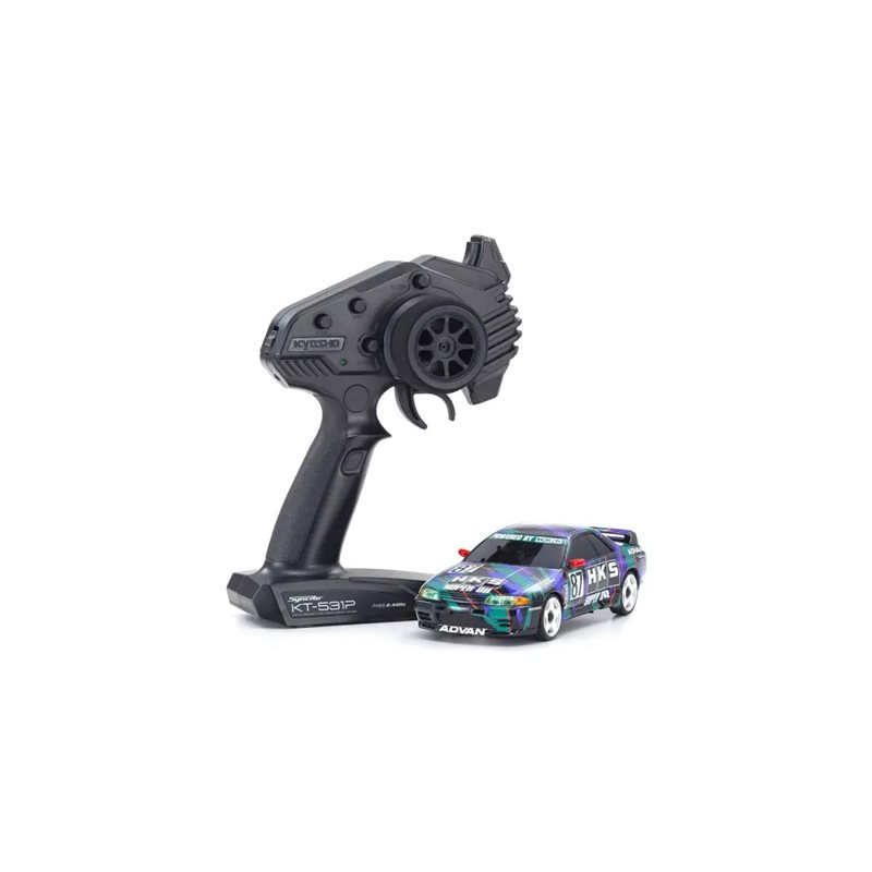 Kyosho Mini-Z AWD Nissan Skyline GT-R R32 1993 HKS 87 (MA020-KT531P)