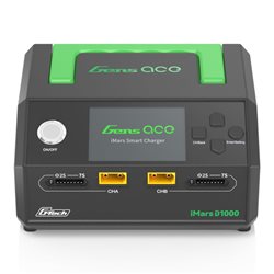 GensAce Charger iMars D1000 Smart Dual Channel AC 1000W (UK)