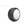 Jetko J One Com. S.Soft Belted 1:8 Buggy Pre-glued White Rims (2)