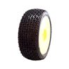 KILLER 1/8 OFF-ROAD COMPETITION EXTRA SUPER SOFT PRE-MOUNTED ON YELLOW WHEEL (2pcs)