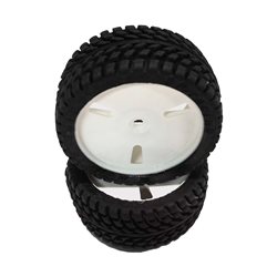 1/10 GT SPORT WET CONDITIONS PRE-MOUNTED ON MULTI SPOKE GREY WHEEL (2 pcs)