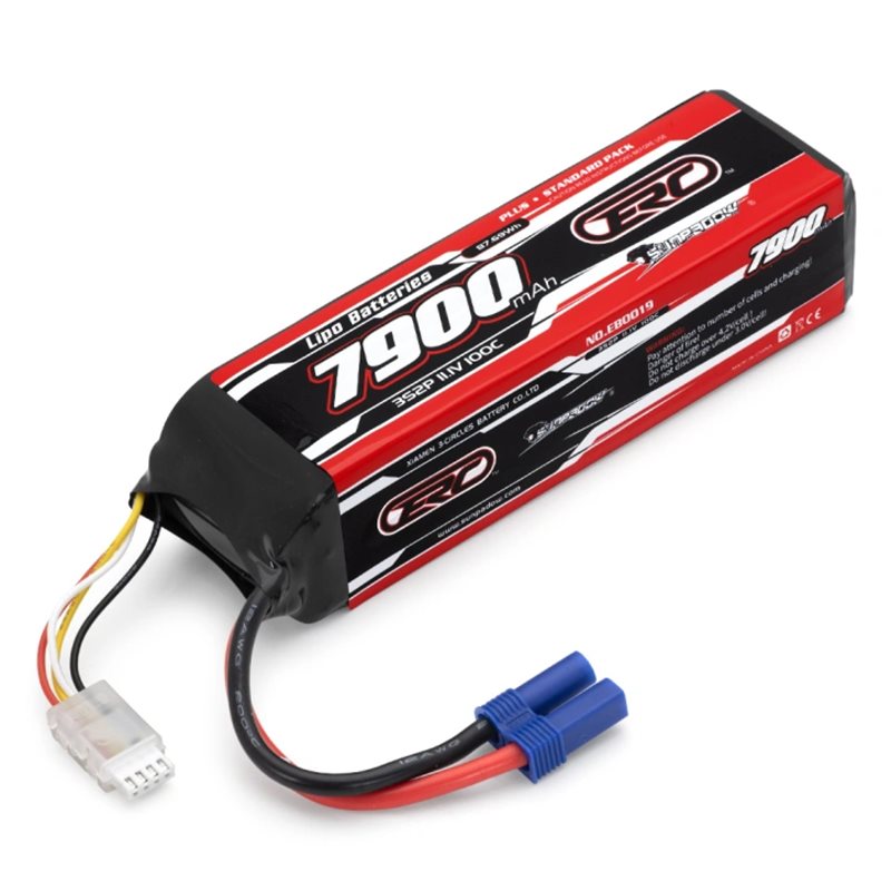 Li-Po Batteri 3S 11,1V 7900mAh 100C EC5-Kontakt