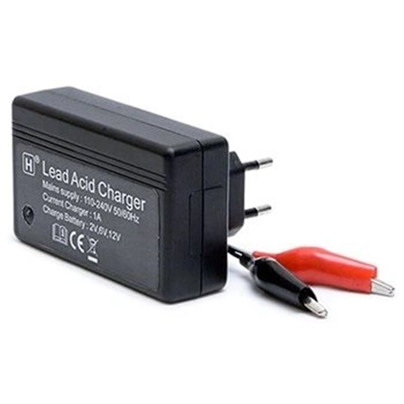 Laddare 230VAC Blybatt 2-6-12V 