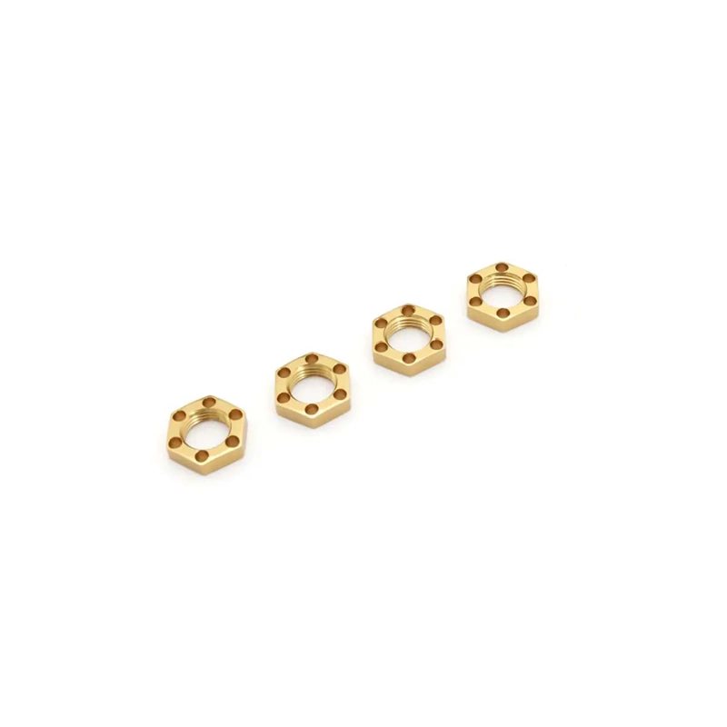 LW Wheel Nuts (4) Kyosho EP Fantom 4WD Ext - Gold