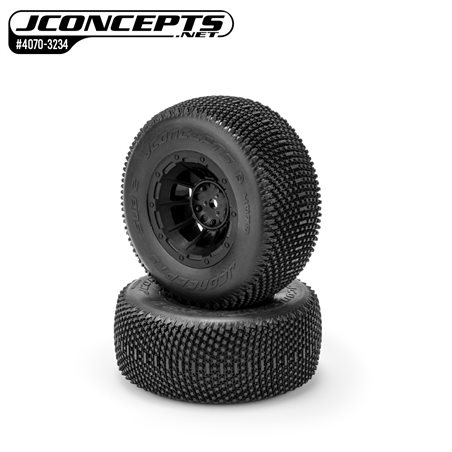 Subcultures 2 - green compound, pre-mounted on #3351B Hazard wheels (Fits - Slash F, Slash Modified F) 