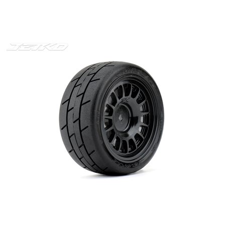 Jetko EX Formula 1/10 Slicks Tyre Black Wheel 12mm Hex (4)