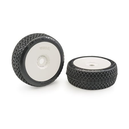 Matrix Blackhole Clay Ultra Soft 1:8 Buggy Pre-glued White Wheels (2)