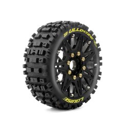 Däck & Fälg B-ULLDOZE 1/8 Buggy Soft MFT (Lös 17mm Hex 0" & 1/2" Offset) (2)