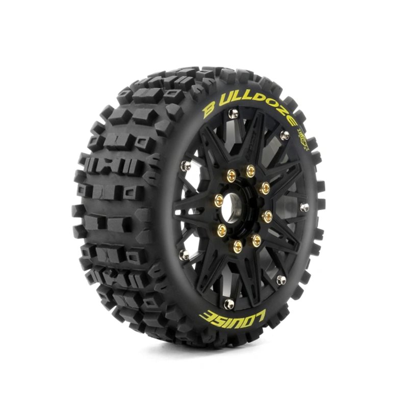 Däck & Fälg B-ULLDOZE 1/8 Buggy Soft MFT (Lös 17mm Hex 0" & 1/2" Offset) (2)