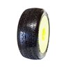 ROAD 1/8 OFF-ROAD COMPETITION EXTRA SOFT PRE-MOUNTED ON YELLOW WHEEL (2pcs)
