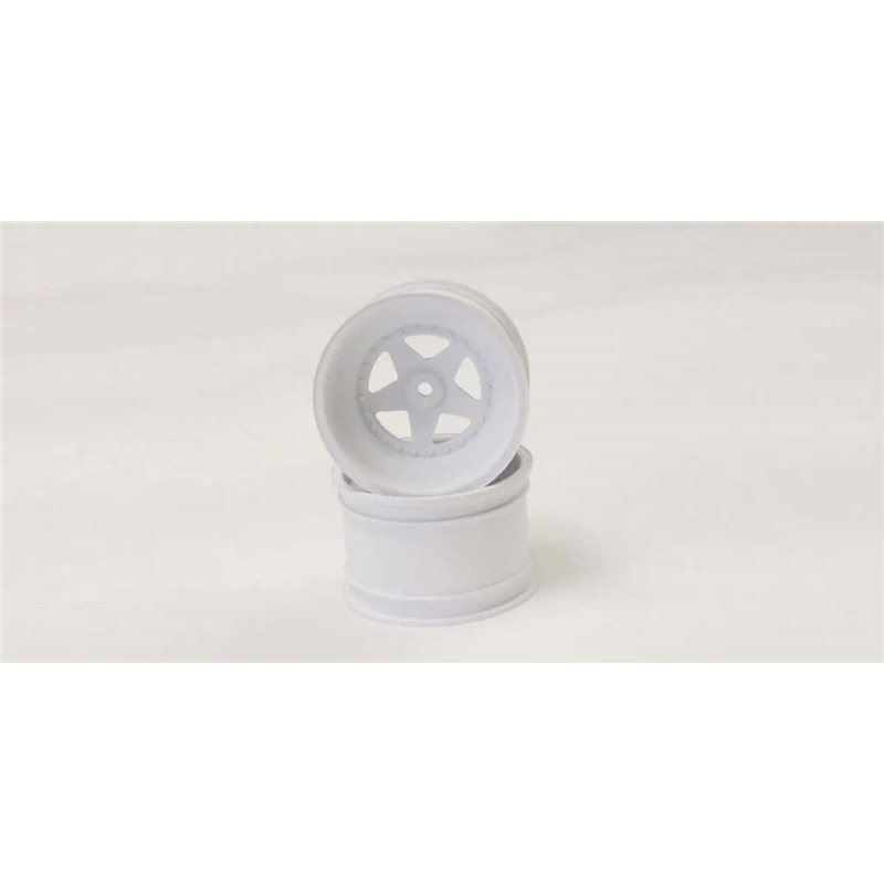 Front Wheel Kyosho Scorpion 2014 (2) White 2.2 inches