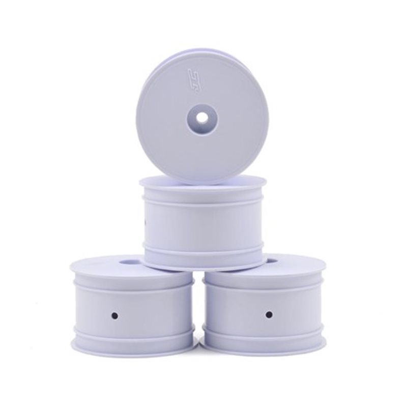 Mono - TLR 22 4.0 | 5.0 and 22-4, 2.2" rear wheel (white) - 4pc. 