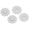 Hazard - Tekno SCT410SL, Losi SCT-E, 22 SCT wheel dish - 4pc. (white) - fits 3352 wheel