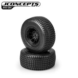 Dirt Trac - green compound, pre-mounted on 3351B Hazard wheels (Fits - Slash R, Slash Modified R, Slash 4x4 F&R) 