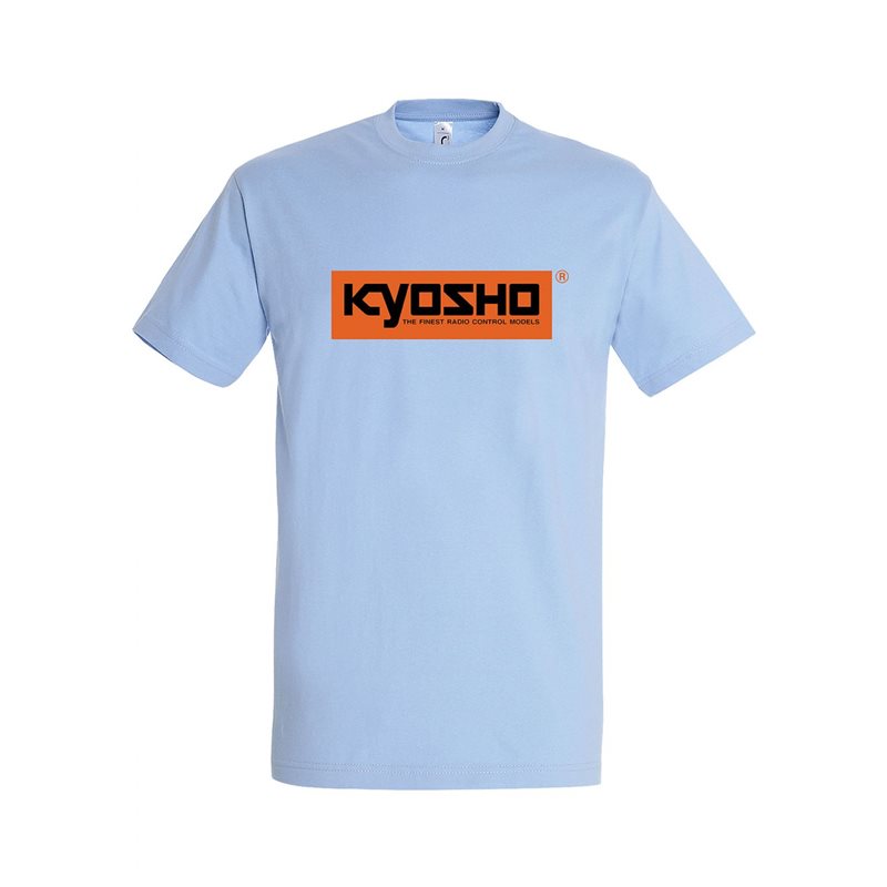 Kyosho T-Shirt Spring 24 Sky Blue/Orange - 4XL