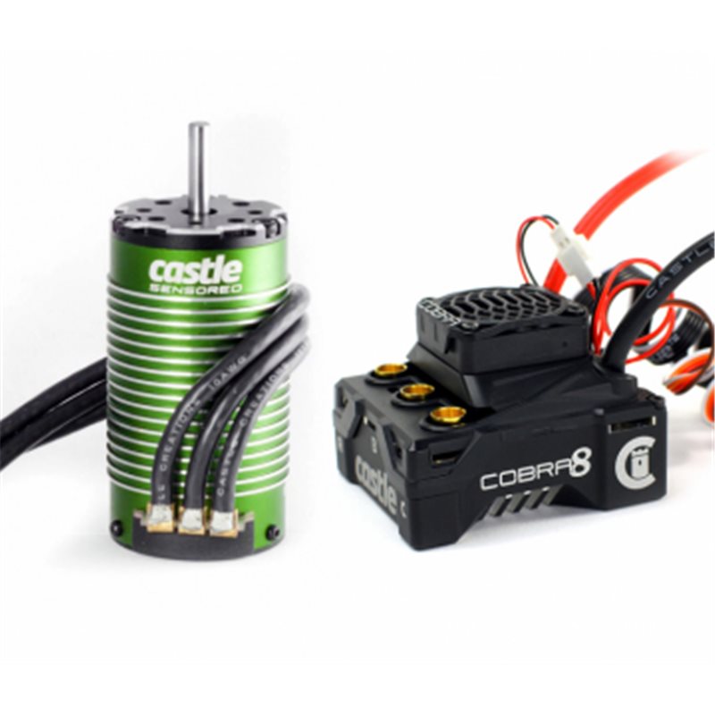 Combo Cobra 8 ESC & 1512-2650kV Sensored Motor - 3-4S