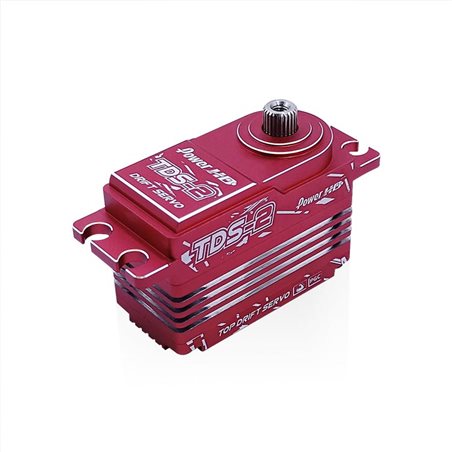 Servo Power HD TDS-2 Red Low Profil Drift HV (25kg/0.09s)
