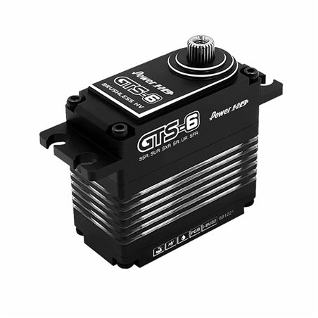 Power HD GTS 5 Low Profile HV,MG, Brushless, alu case, (50kg/0.08s)