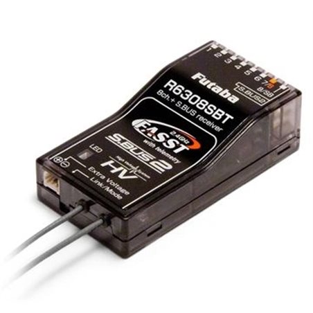 Mottagare 8CH, S.BUS, S.BUS2, 2.4GHz FASST