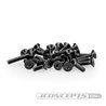 JConcepts - B6.4 Titanium screw set, lower (stealth black) - 26pc