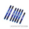 JConcepts - B74.2, 3.5mm Fin Titanium turnbuckle set, burnt blue - 7pc.