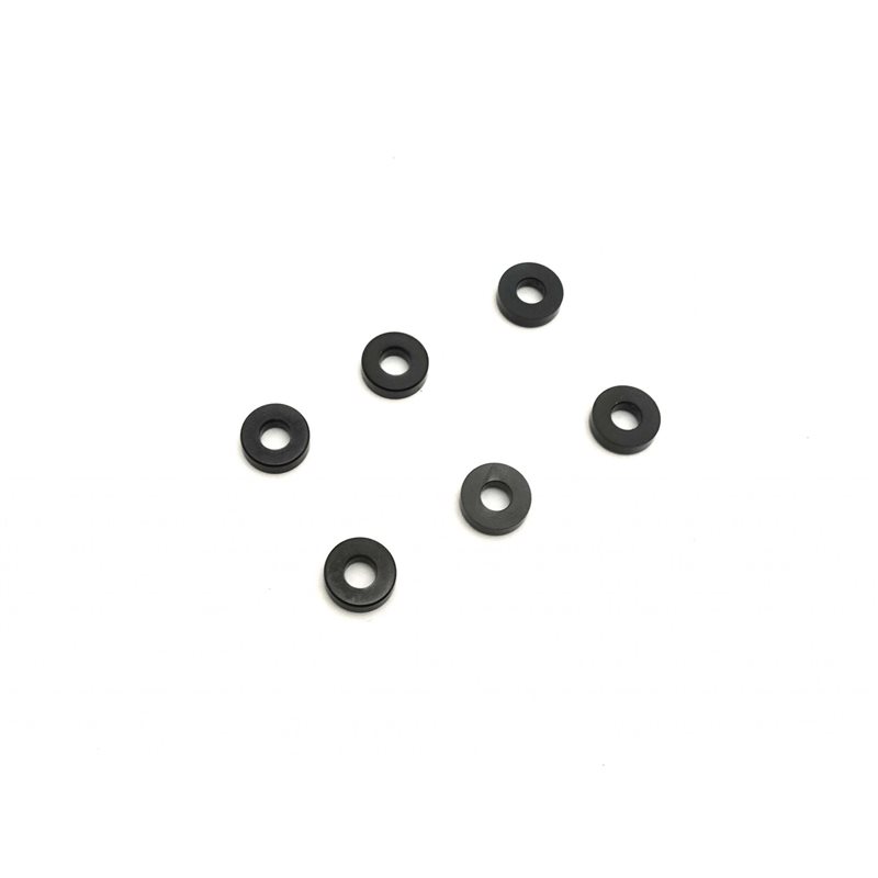 Kyosho Black  Anodized Washer 3x7x2mm. (6)