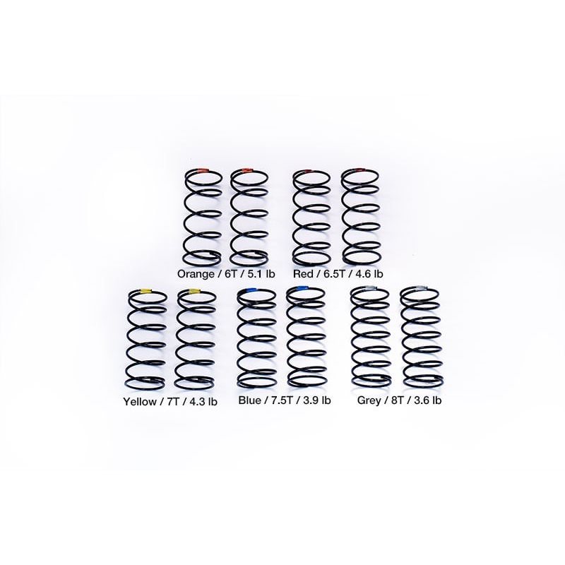 Koswork Big Bore Front Shock Spring Set 44mm. 3.6/3.9/4.3/4.6/5.1 (5)