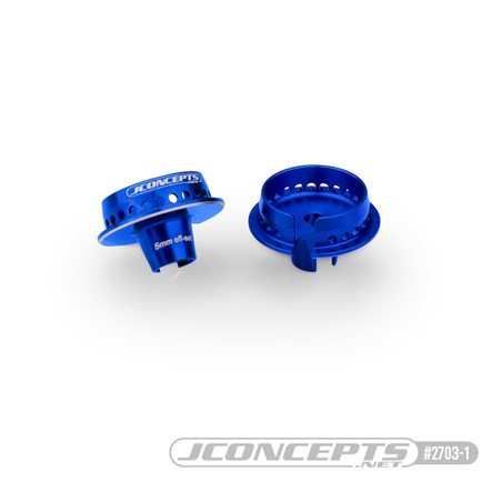 JConcepts - Fin, 13mm shock, 5mm off-set spring cup - blue