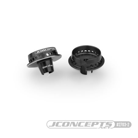 JConcepts - Fin, 13mm shock, 5mm off-set spring cup - black