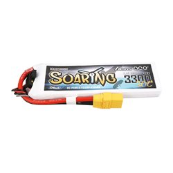 GensAce Soaring LiPo 2S 7.4V-3300-30C (XT90) 132.5x42x13.5mm 183g GT