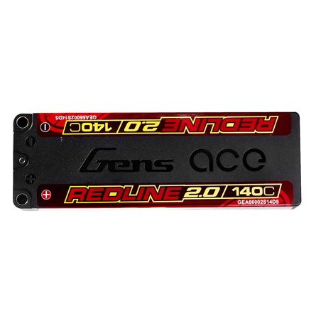 GensAce Redline 2.0 2S HV 7.6V-140C-6500 139x47x20mm 244g