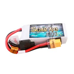 Gensace Soaring LiPo 3S 11.1V-1000-30C (XT60) 71.5x35x17mm 89g G-Tech