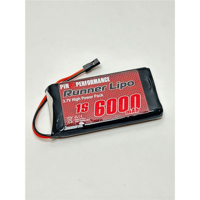 Pink Runner Tx LiPo 1S 3.7V-6000 (85x50x12mm)