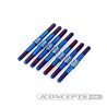 JConcepts - TLR, 22X-4 3.5mm Fin turnbuckle kit - burnt blue, 7pc.