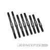 JConcepts - RC10 Worlds Fin titanium turnbuckle set - stealth black - 8pc.  JConcepts - RC10 Worlds Fin titanium turnbuckle set - stealth black - 8pc.