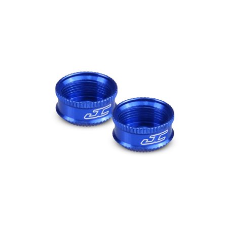JConcepts - Fin, VCS3 shock bottom cap - blue (compatible with Team Associated 13mm shocks)