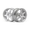 TE37 Wheel 26mm Matte Chrome (0mm Offset)
