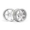 TE37 Wheel 26mm Matte Chrome (6mm Offset)