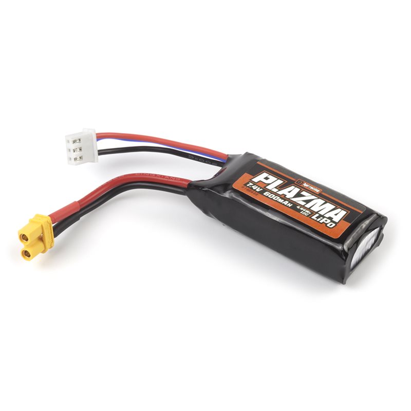 Plazma 7.4V 600mAh 10C LiPo Battery Pack